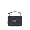 Valentino Garavani Black Lamb Ovis Aries Aries Shoulder Bag