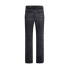Amiri Schwarze Baumwolljeans mit geradem Bein