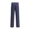 Fendi Blue Cotton Casual Pants
