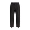 Thom Browne Black Cotton Dress Pants