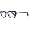 Yohji Yamamoto Burgundy Metal & Plastic Glasses (Frames)