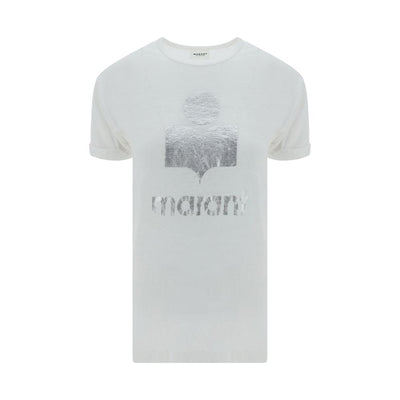 Marant Etoile White Linen T-Shirt