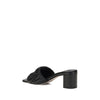 Miu Miu Black Lamb Ovis Aries Aries Stiletto Heel Sandals