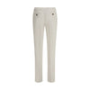 Brunello Cucinelli White Cotton Casual Pants