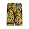Versace Multicolor Silk Bermuda Shorts