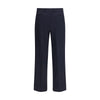Valentino Blue Fleece Wool Dress Pants