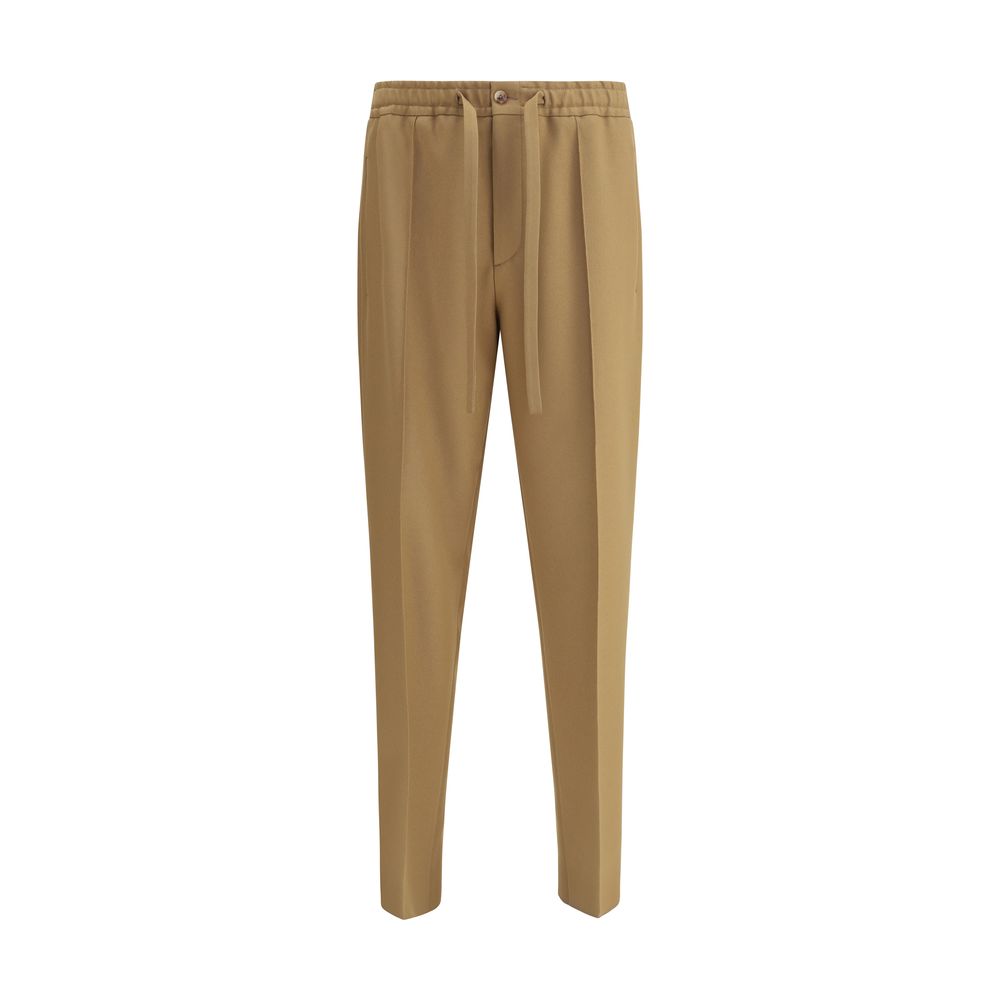 Valentino Braune Polyester-Freizeithose