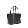 Valentino Garavani Black Calf Leather Bos Taurus Shoulder Bag