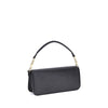 Valentino Garavani Black Calf Leather Bos Taurus Shoulder Bag