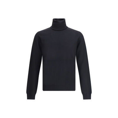 Jil Sander Schwarzes Fleece-Sweatshirt
