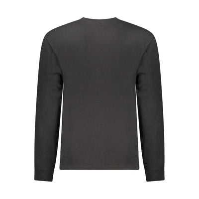 Calvin Klein Black Cotton Men's Long Sleeve Shirt