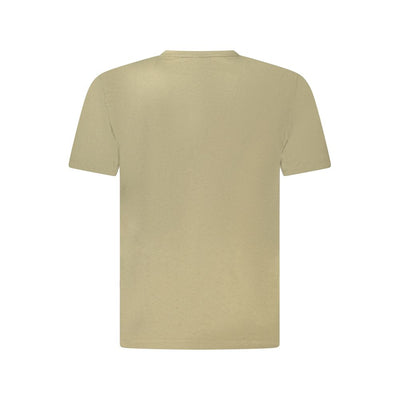 Hugo Boss Green Cotton Men T-Shirt