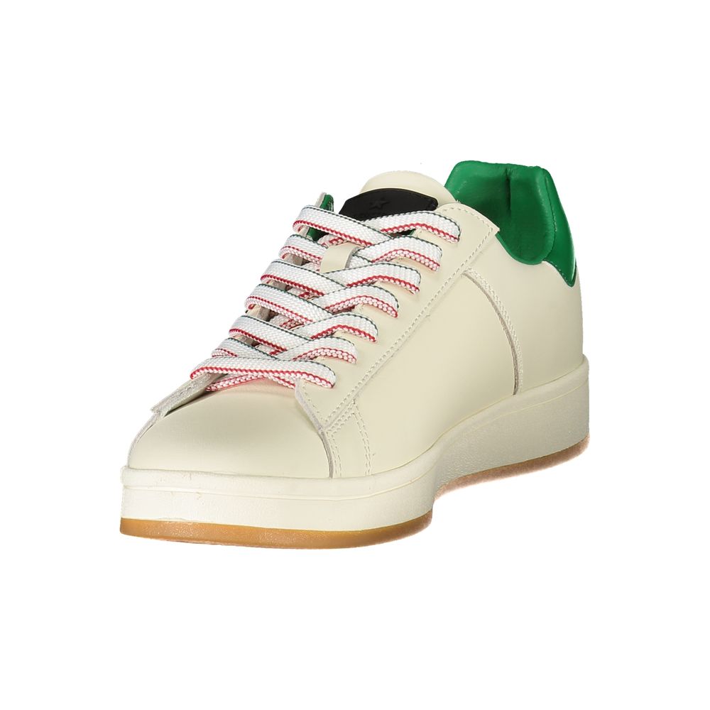 Esercito 1659 White Polyurethane Men Sneaker