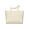 Mario Valentino Beige Polyurethane Women Shoulder Bag