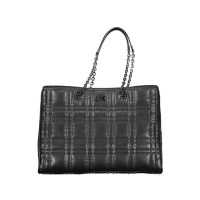 Calvin Klein Black Polyester Handbag