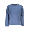 Calvin Klein Blu Cotton Men Sweatshirt