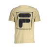 Fila Beige Cotton Mens T-Shirt