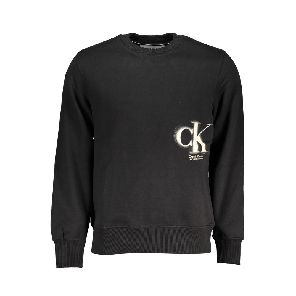 Schwarzes Baumwoll-Sweatshirt von Calvin Klein