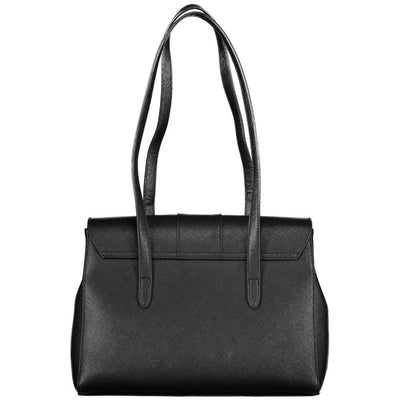 Mario Valentino Schwarze Polyethylen-Handtasche