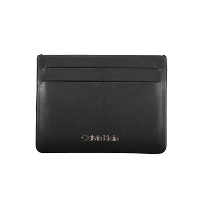 Calvin Klein Schwarze Lederbrieftasche