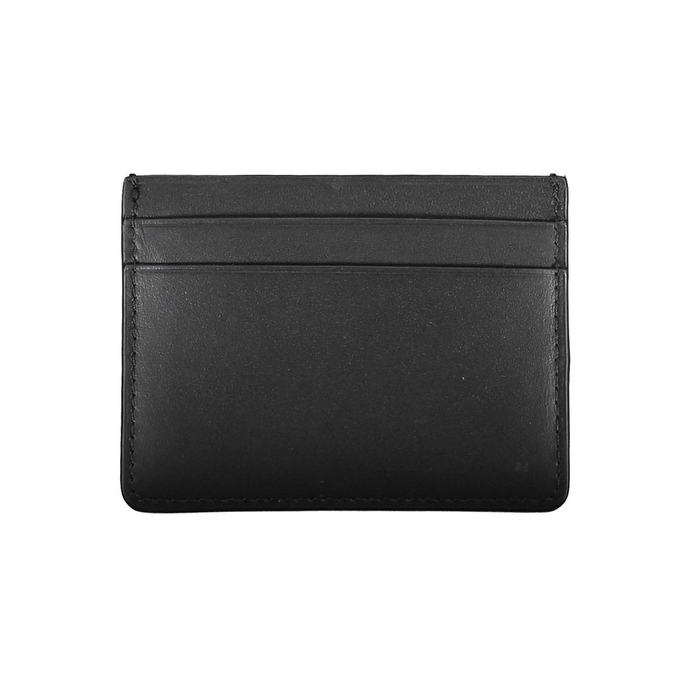 Calvin Klein Schwarze Lederbrieftasche