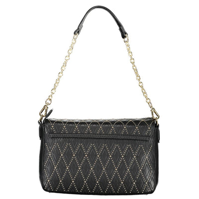 Mario Valentino Black Polyurethane Women Handbag