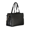 Mario Valentino Black Polyurethane Women Handbag