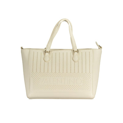 Mario Valentino White Polyurethane Women Handbag