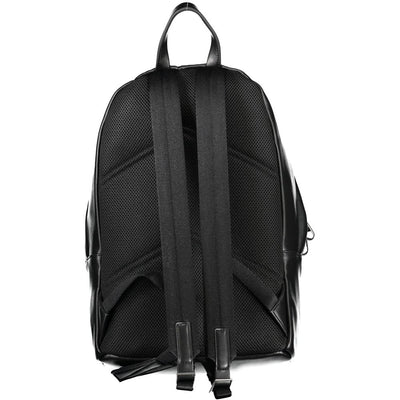 Calvin Klein Black Polyester Men Backpack