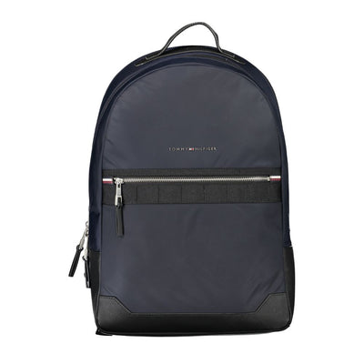 Tommy Hilfiger Blue Polyester Men Backpack