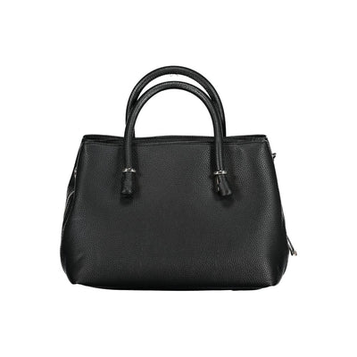 Tommy Hilfiger Black Polyurethane Women Handbag