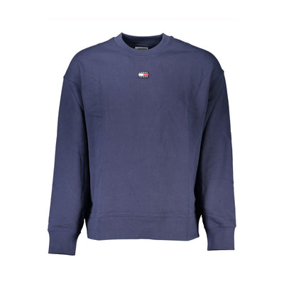 Tommy Hilfiger Blue Cotton Men Sweatshirt