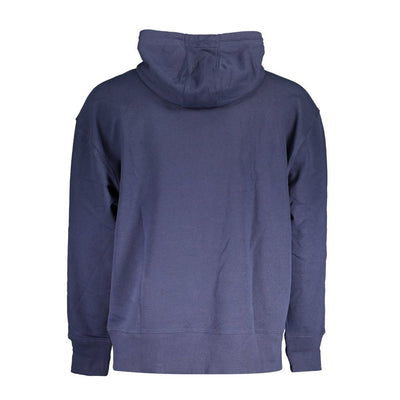 Tommy Hilfiger Blue Cotton Men's Hoodie Sweatshirt