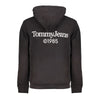 Tommy Hilfiger Black Cotton Men's Sweatshirt Hoodie