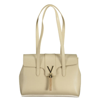 Mario Valentino Beige Polyurethane Women Handbag