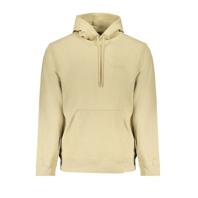 Calvin Klein Beige Cotton Men Sweatshirt