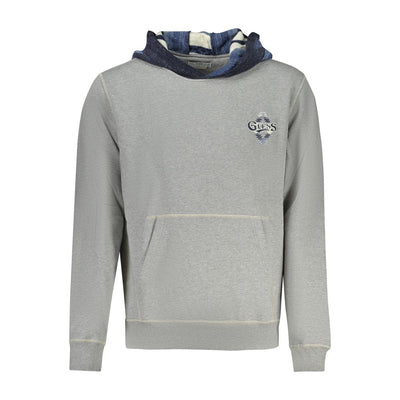 Guess Jeans Grigio Cotton Mens Sweatshirt