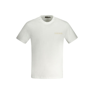 Napapijri Bianco Cotton Men T-Shirt
