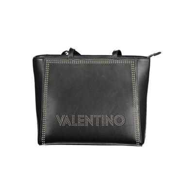 Mario Valentino Black Polyurethane Women Shoulder Bag