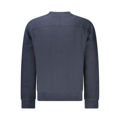 Hugo Boss Blue Cotton Men Sweater