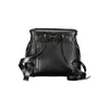 Mario Valentino Black Polyurethane Women Backpack