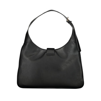 Mario Valentino Black Polyurethane Women Handbag