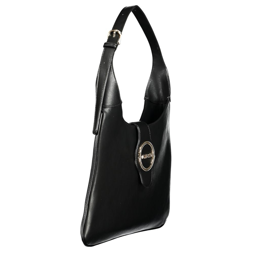 Mario Valentino Black Polyurethane Women Handbag