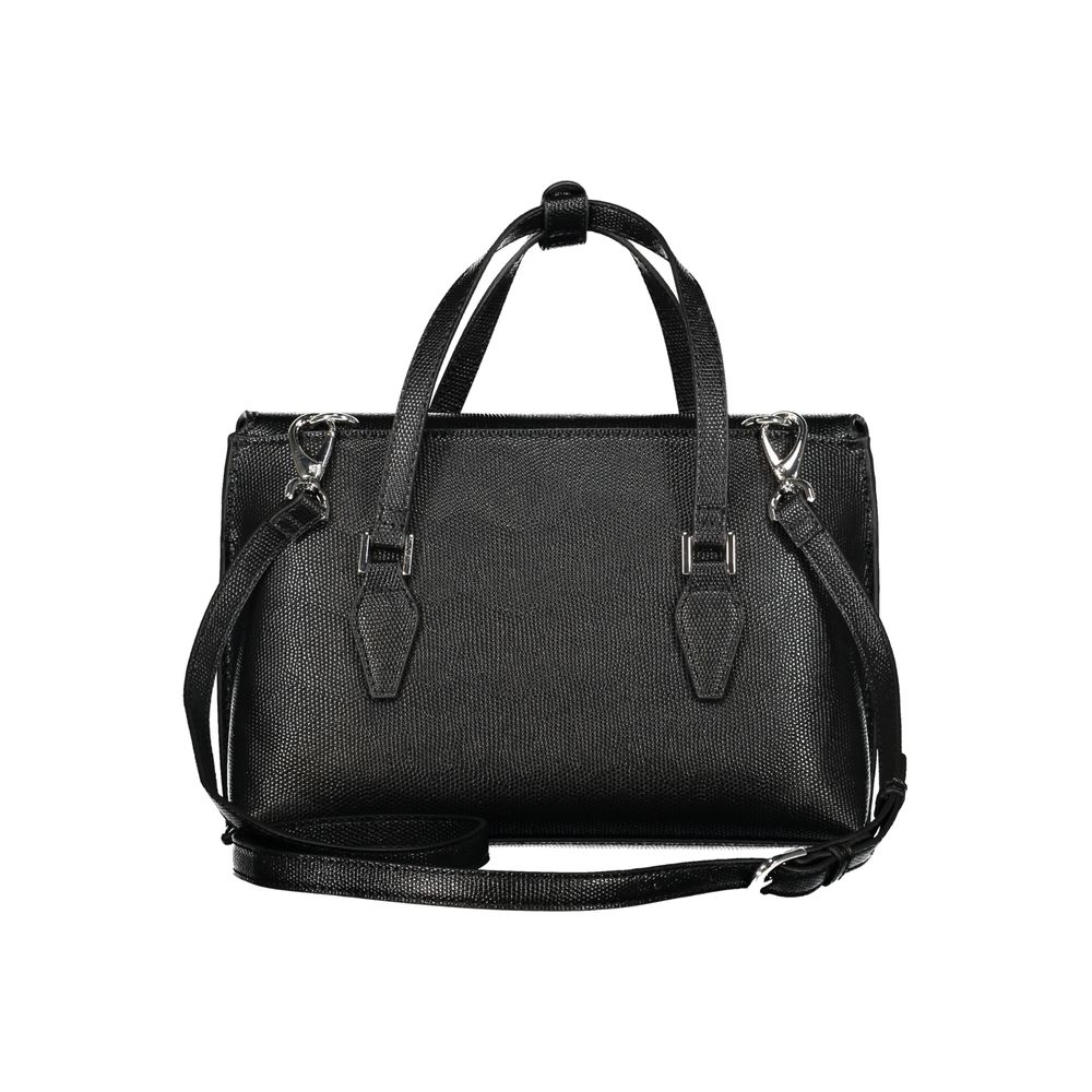 Mario Valentino Black Polyurethane Women Handbag