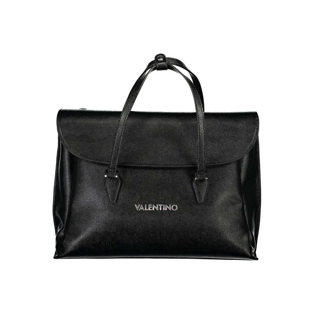 Mario Valentino Black Polyurethane Women Handbag