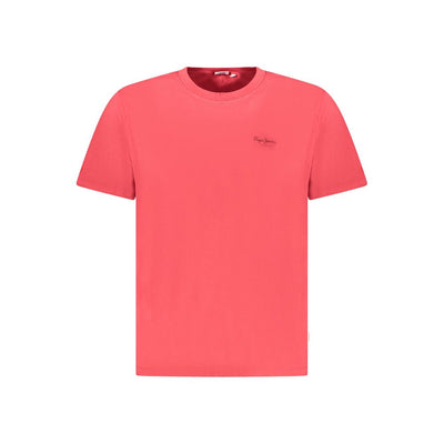 Pepe Jeans Rosso Cotton Men T-Shirt