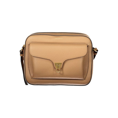 Coccinelle Marrone Leather Women Handbag