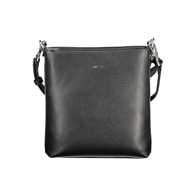 Calvin Klein Black Polyester Woman Shoulder Bag