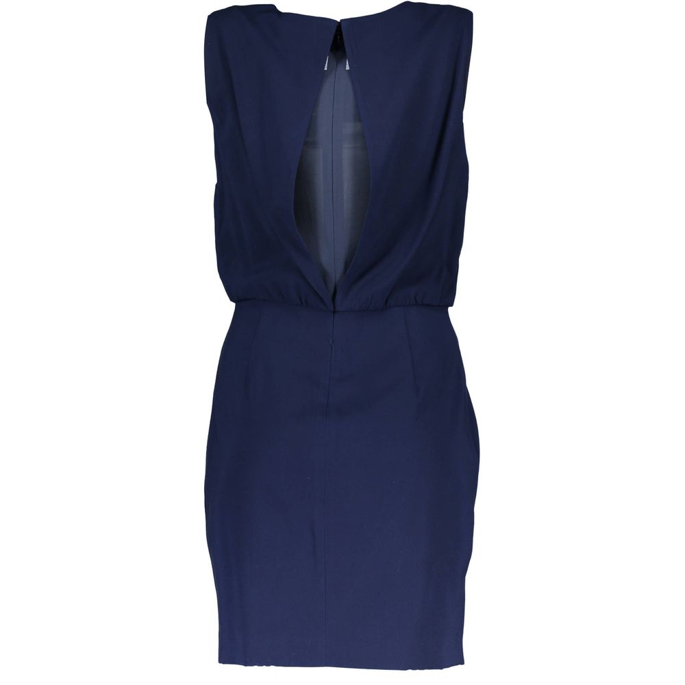 Gant – Blaues Viskosekleid