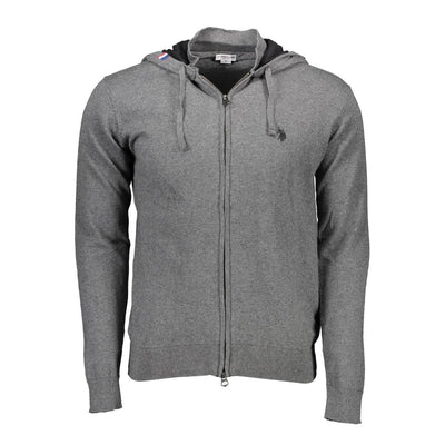 U.S. POLO ASSN. Grigio Cotton Mens Cardigan